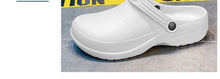 Summer Anti-Slip Slip-On Nurse Shoes Operating Room Slippers Headed Clogs Laboratory Cool Sandals Flat Heel Easy to Wear