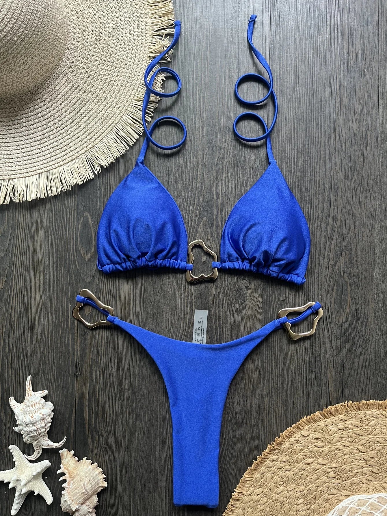 Sexy Halter Micro Bikini 2026 Women Swimsuit Thong Set