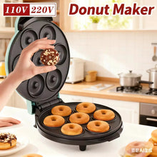 7-hole Donut Machine, Cake Breakfast Machine, European Standard 220V, American Standard 110V Mini Baking Machine