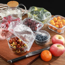 80/70/52/42cm Disposable Food Cover Wrap Food Grade Fruit Vegetable Storage Bag Elastic Plastic Bag Kitchen Fresh Keeping Bag