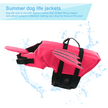 Dog Life Jacket Dog Safety Vest Adjustable Preserver with High Buoyancy and Durable Rescue Handle for Small Medium and Large Dog