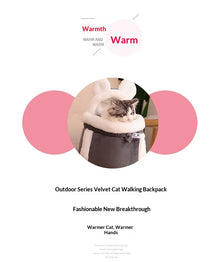 Cat Backpack Carrier with Bed Portable Bubble Window Pet Carrier, Airline Approved Soft-Sided for Small Dog, Travel, Hiking