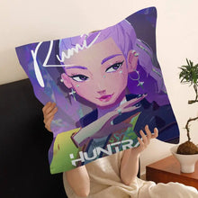 Kop-Cartoon Movie K-Pop Demon Hunters Cushion Cover Inches Farmhouse Decor Home Throw Pillow Covers for Couch Decorations