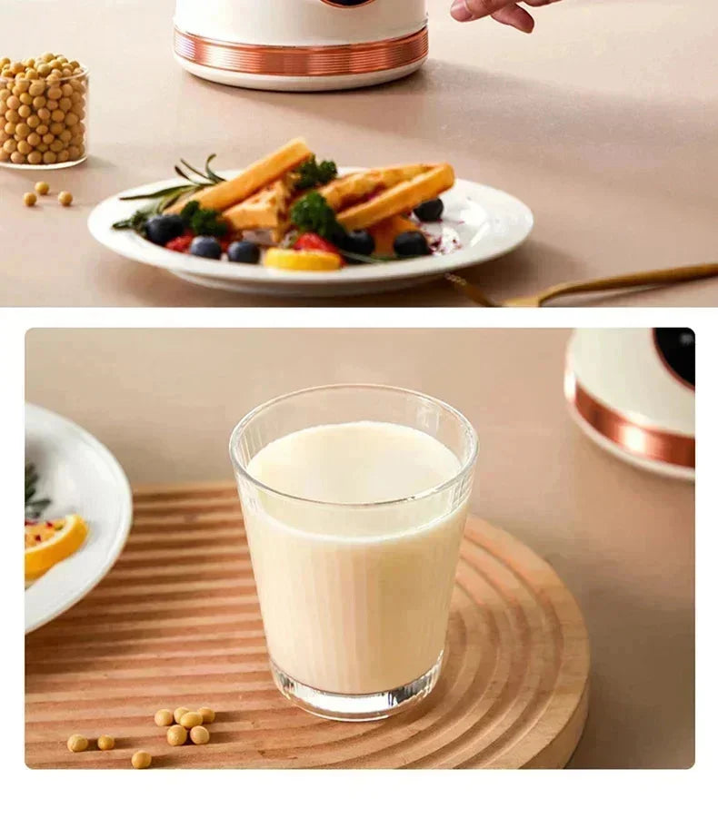 220V 1500ml Soybean Milk Machine 10-leaf Blade Breakfast Machine Electric Juicer Blender Mixer Wall Breaking Machine