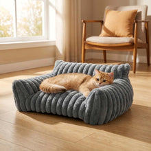 Warm Comfort Cat Sofa  Deep Sleep Cat Bed Pet Basket Kitten House Small Dogs Sofa Cute Soft Cushion For  Medium Cats Bed