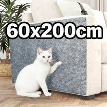 60x200cm Self-adhesive Cat Scratcher Sofa Protector Cats Scratcher Pad Board Protection Trimmable Carpet DIY Cat Scratch Mat