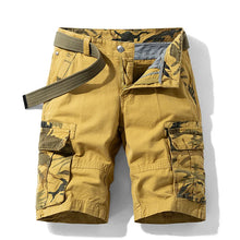 New Summer Men Cargo Camouflage Shorts Mens Cotton Beach Multi Pocket Shorts Man Spring Casual Joggers Shorts Male Dropshipping
