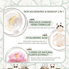 CATKIN Panda Land Full Coverage Cushion Fondation, Breathable Hydrating Nourishing Poreless Face Makeup Save for Sensitive Skin