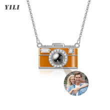 Custom Photo Camera Necklace Personalized Picture Projection Necklace Customized Photo Necklaces Jewelry Gifts for Women Lover