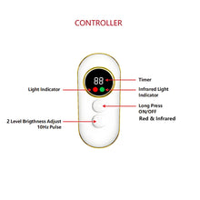 Medical Silicone LED Red Light Therapy Face Mask 660nm 850nm High Irradiance Home Use Photon Therapy OEMODM