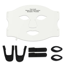 Silicone LED Mask Face With Neck 7 Colors LED Photon Red Light Infrared Therapy Flexible Facial Mask Repair Skin Wireless Use