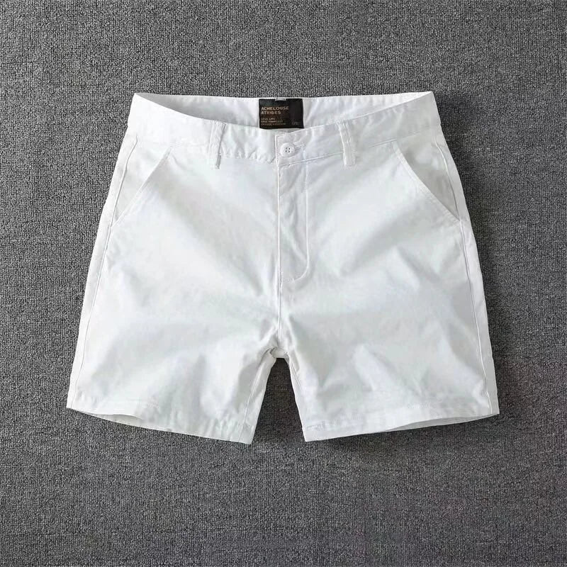 Loose Men's Fashionable High Street Summer Sports Shorts Casual Straight Leg Pants Comfortable Breathable Cotton Blend