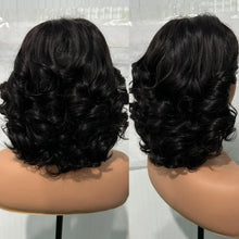 100% Vietnamese Raw Hair Wigs 250 Density Ombre Double Drawn Bouncy Curly Loose Wave 13x4 HD Lace Front Glueless Wig Pre Plucked