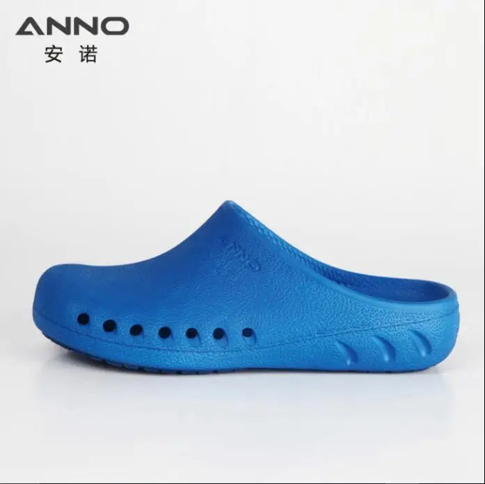 ANNO EVA Soft Doctors Nurses Shoes Hospital Clog Operating Room Lab SPA Beauty Salon Slipper Work Flat Shoes With Foot Pad