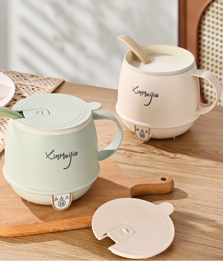 Personal Multifunction Wellness Cup, Ceramic Electric Heating Mug for Milk Tea Soup, Fast Portable Warmer for Travel Breakfast