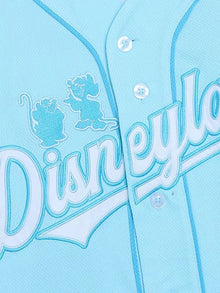 Disney Cinderella Embroidery Blouse T Shirt Short Sleeve
