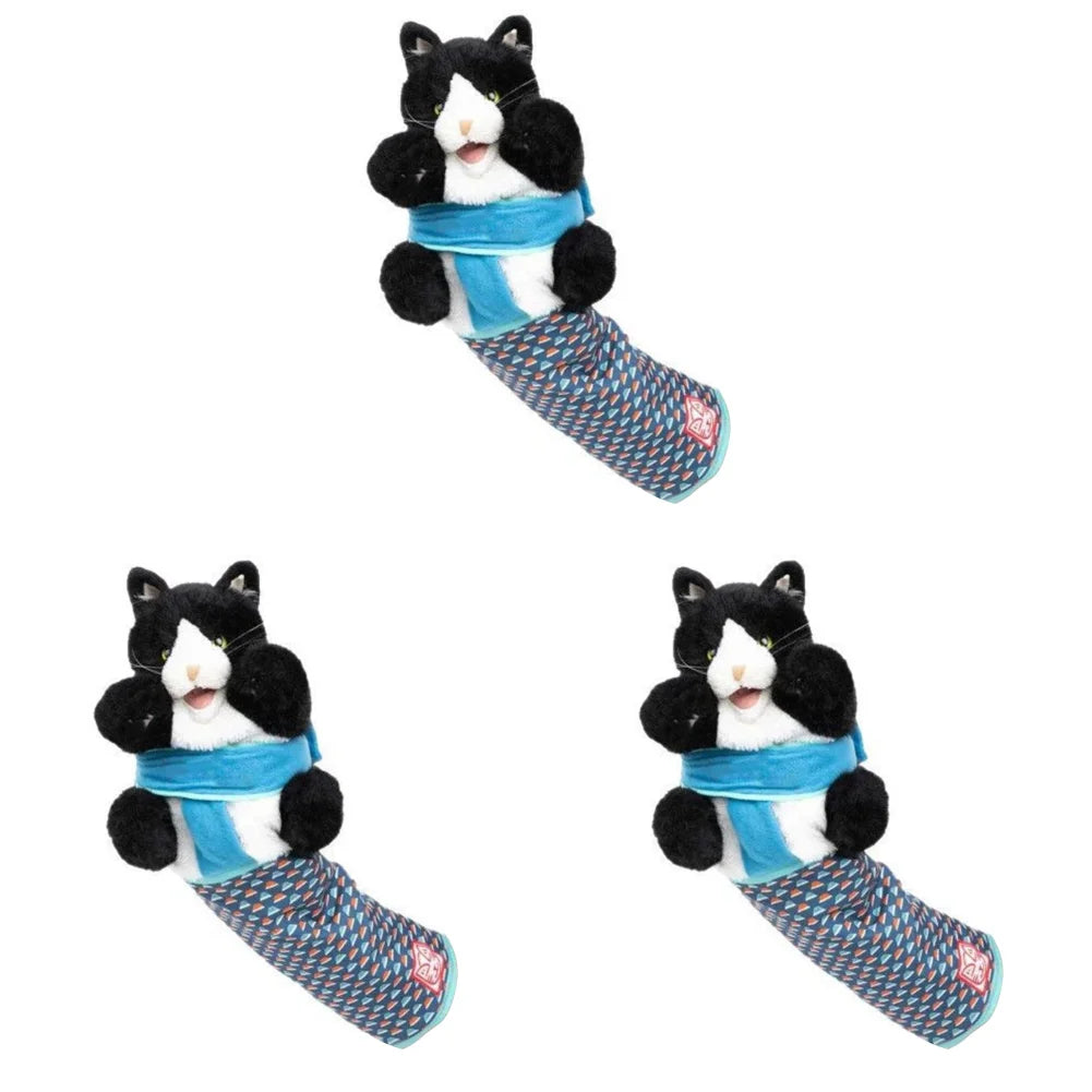 Cats Puppet Wrestler Cat Wrestling Glove Toy Puppet Interactive Hand Puppet with Sturdy Padding for Safe Play Cat and Dog Toys