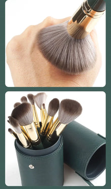 14 pinceaux de maquillage, outils de maquillage doux et duveteux pour poudre cosmétique, fard à paupières, fond de teint, blush, estompage, ensemble de pinceaux de beauté