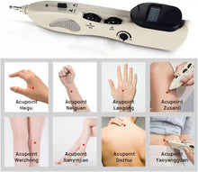 Electronic Acupuncture Pen Meridian Pen Find Acupoints Automatically with 3 Massage Heads Rechargeable