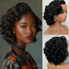 100% Vietnamese Raw Hair Wigs 250 Density Ombre Double Drawn Bouncy Curly Loose Wave 13x4 HD Lace Front Glueless Wig Pre Plucked