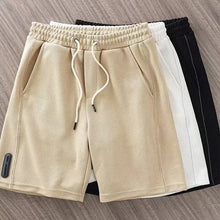 Summer Men's Waffle Y2K Shorts New Korean Fashion Drawstring Baggy Short Pants Fitness Breathable Streetwear Gym Bermuda