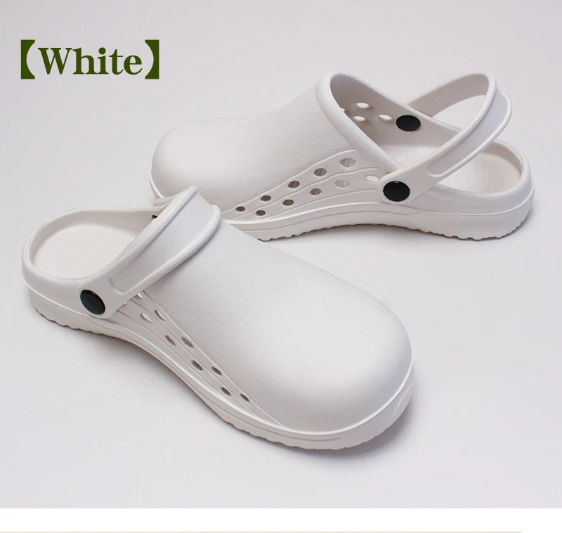Non-slip Doctor Work Shoes Step-in Medical Clogs Premium Operating Room Shoes EVA Hospital Scrub Clogs Soft Dentist Vet Slippers