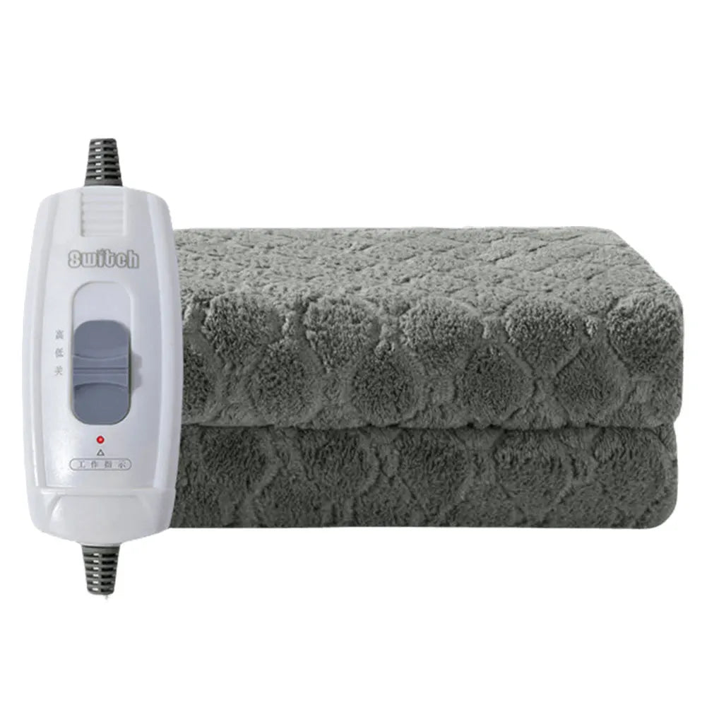 Plush Electric Blanket Double Single Velvet Intelligent Blanket Comfy Smart Electric Blanket Household Office Blanket