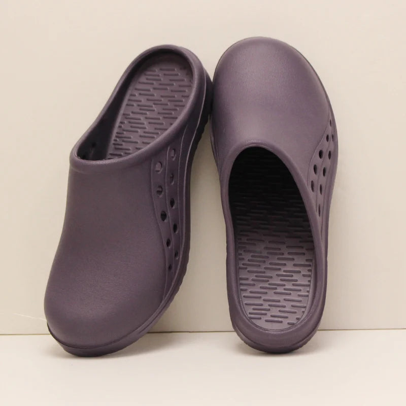 Non-slip Doctor Work Shoes Step-in Medical Clogs Premium Operating Room Shoes EVA Hospital Scrub Clogs Soft Dentist Vet Slippers