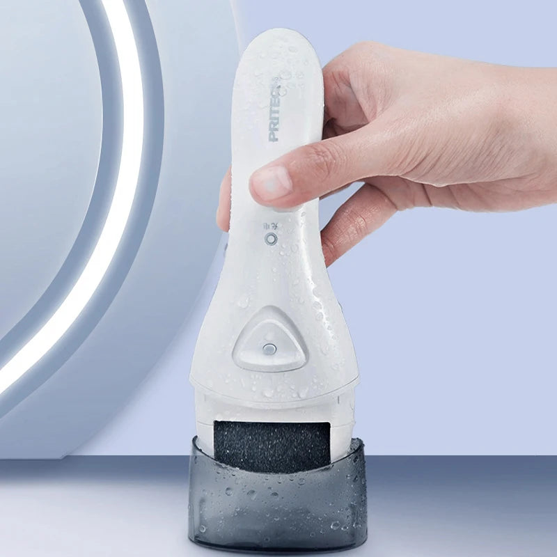 Pritech Electric Feet Sandpaper Foot Pedicure Chargeable Grinder File the Tools Callus Remover Dead Skin Heel Care Sander