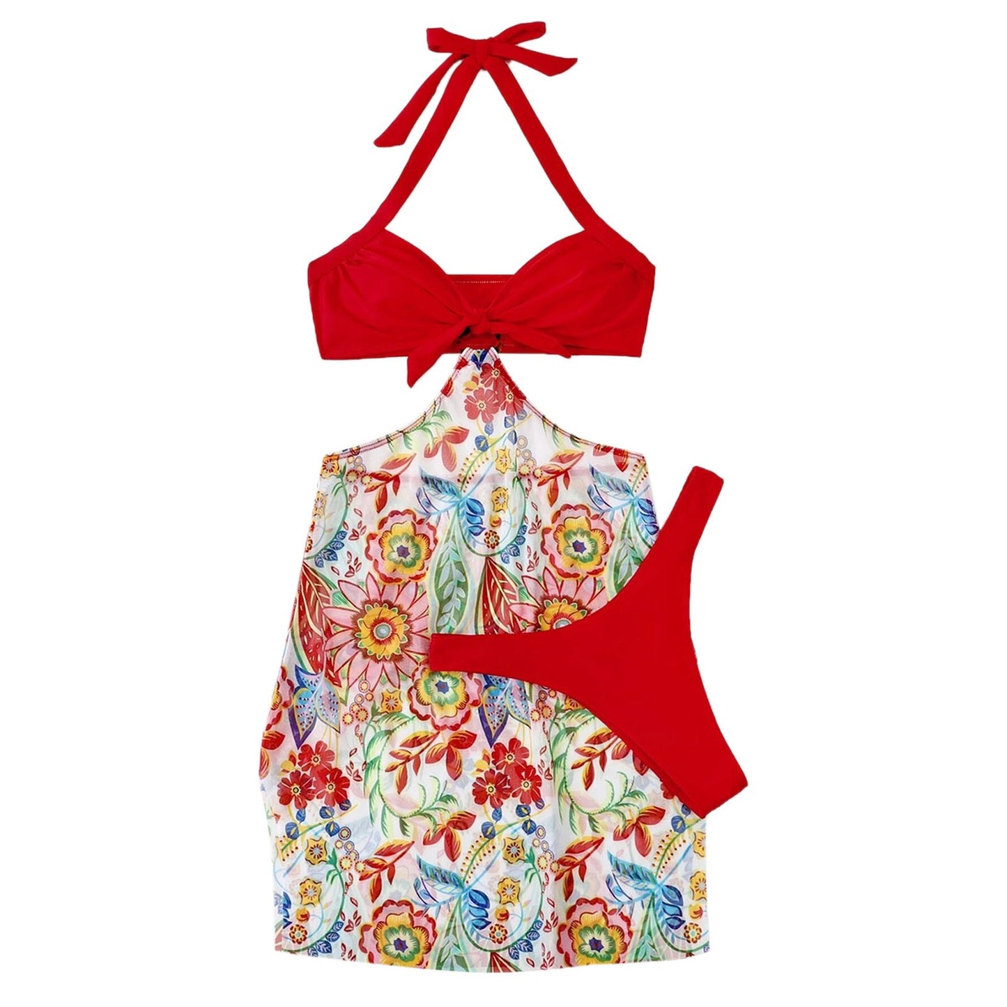 Hot Sale Bikinis Sets For Teens Womens Swimsuit Plus Size Strap Wrap Pad High Waist Prints Bikini Set Thong Bathing Suit 비키니