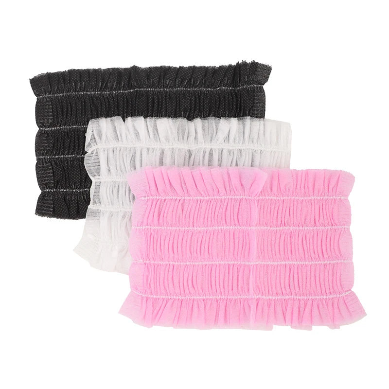 20/50/100pcs Disposable Spa Headbands Soft Non- Elastic Facial Hair Bands For Sauna, Facial Cleansing, Skincare & Makeup