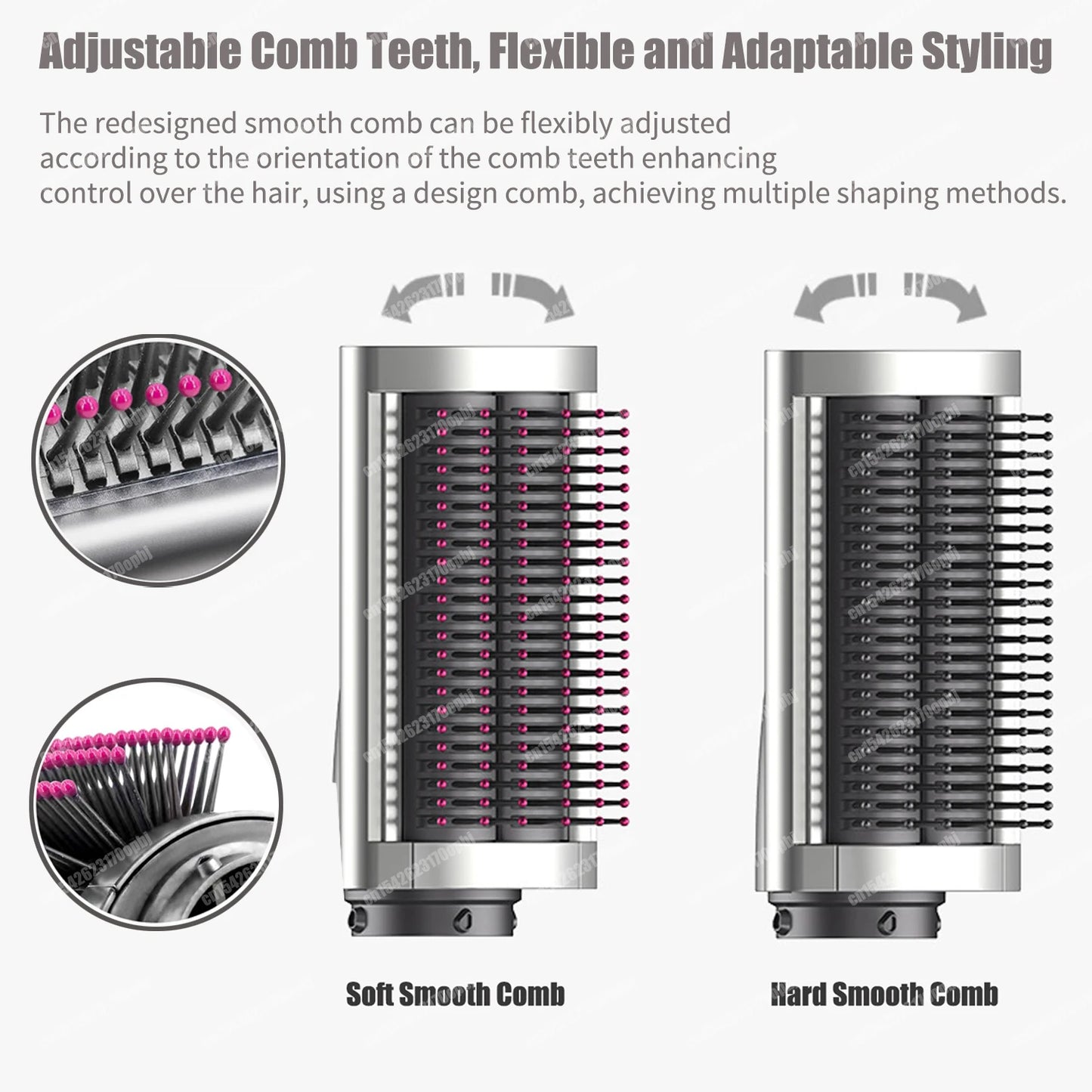 New Multil Hair Styler Auto Curling Dryer Wrap Hot/Cold Air Dryer 1300W Hair Straightener Curling Barrel Brush Salon Hair Dryer