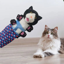 Cats Puppet Wrestler Cat Wrestling Glove Toy Puppet Interactive Hand Puppet with Sturdy Padding for Safe Play Cat and Dog Toys