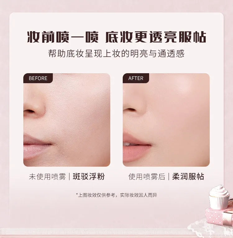 Flowerknows Pre Makeup Moisturizing Essence Setting Spray for Makeup Face Primer Korean Skin Care Products Hydrating Face Mist