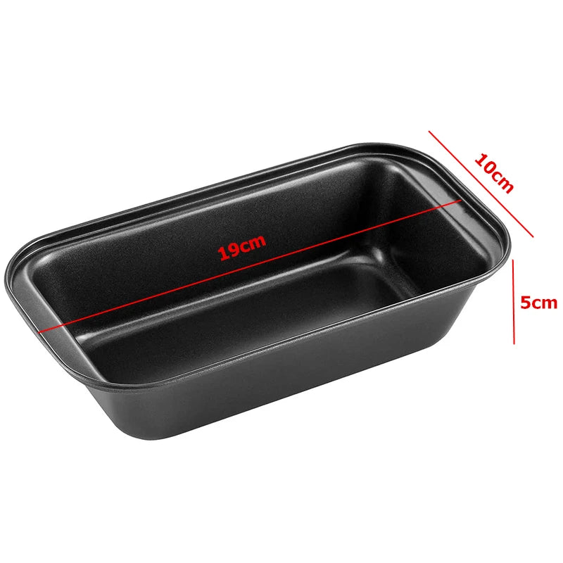 Nonstick Baking Bread Loaf Pan Carbon Steel Toast Bread Pan Tin Kitchen Rectangle Bakeware for Brownies Meatloaf