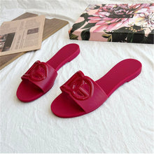 2026 Summer New Women's Flat Flat Comfortable Casual Fashion Versatile Hollow Slippers