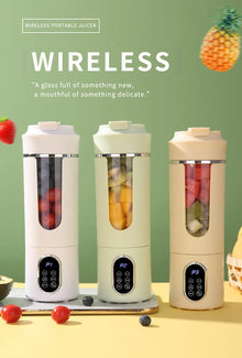 HOMEFISH Portable Rechargeable Compact Juice Cup Multi-functional Blender for Students - On-the-Go Fresh Juice Maker