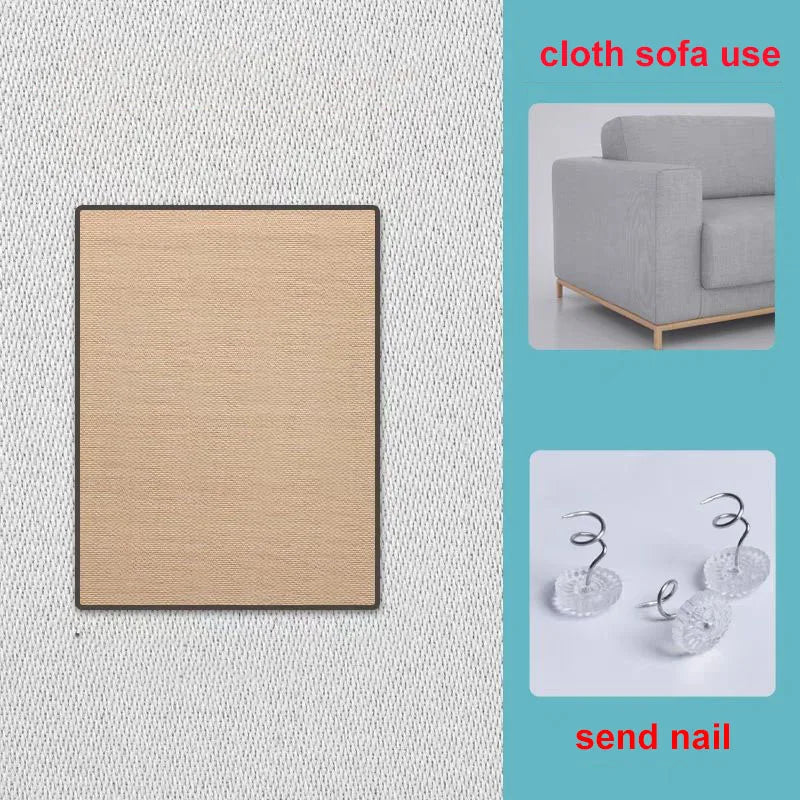 Strong Bamboo Cat Scratch Mat Wall Sofa Protection Cat Scratch Board Pad Cat Paws Sharpen Mats Massage Self Wear-resistant Mat