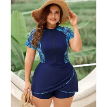 Plus Size High Waist Push Up Bikini Swimsuit Set For Women