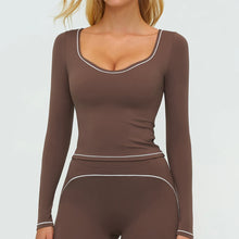 Women Long Sleeve Yoga Top Quick Dry Running Gym Shirt