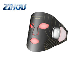 for LED 7 Color Silicone Face Mask Magnetic Wireless Red Blue Light Therapy Skin Rejuvenation Whitening Electronic Beauty