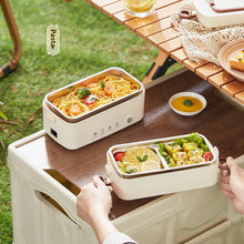 1200ML Electric Lunch Box: Steam/Cook, Auto-Shutoff, Insulated Food Jar for Office Workers - Portable Mini Heated Meal Prep