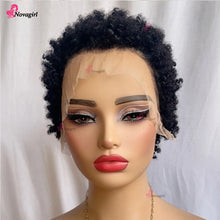 13x4Lace Front African Scroll Dark 99j Bug Human Hair Wig Natural Looking for Women Heat Stylable Comfortable Fit Easy To Style