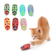 7PCS Cute Miniature Electric Interactive Pet Toy, Battery-powered for Cats to Play With, Cute Miniature Cat Toy