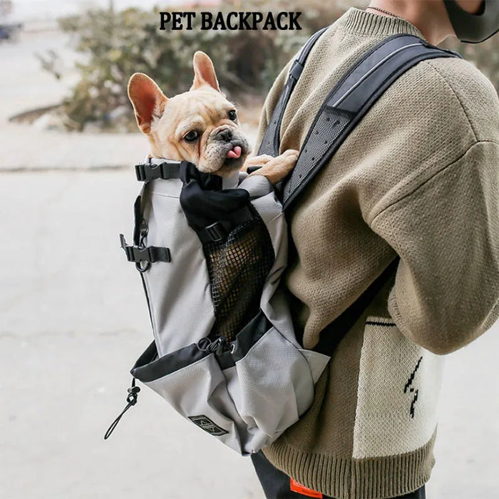 Dog Backpack Carrier Open Top Pet Travel Bag Breathable Washable Portable Outdoor Cycling Shopping Puppy Cat Backpack Pet