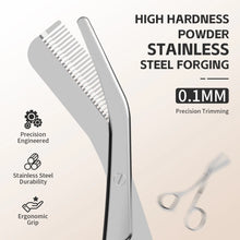 Eyebrow Trimmer Stainless Steel Makeup Tools Eyebrow Remover Machine Shaper Professional Eyebrow Trimmer Scissors with Combs