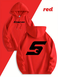 Sweat à capuche Red Snapon 2025, pull décontracté à manches longues, sweat à capuche chaud toutes saisons en maille 100 % polyester avec cordon de serrage