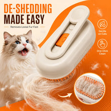 Rechargeable Steam Cat Grooming Brush Steamy To Remove Loose Hair 3 in1 Electric Self Cleaning Spray Dog Brush Massage Pet Combs