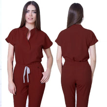 Hot Selling Quick Drying Nurse Stretch Scrubs Sets for Women Summer Sleeves Hospital Nursing Scrubs Uniforms Medical Work Wear