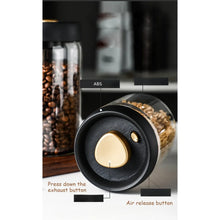 Economic 500ml Vacuum Sealed Jug Coffee Beans Glass Airtight Canister Food Grains Candy Keep Fresh Storage Kitchen Accessories